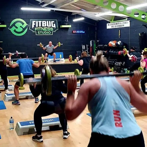 Group training at Fitbug Fitness Studio
